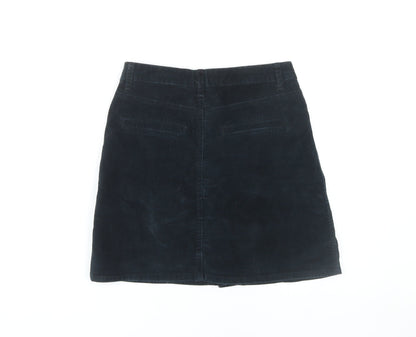 New Look Women's Black Mini Corduroy Skirt Size 10