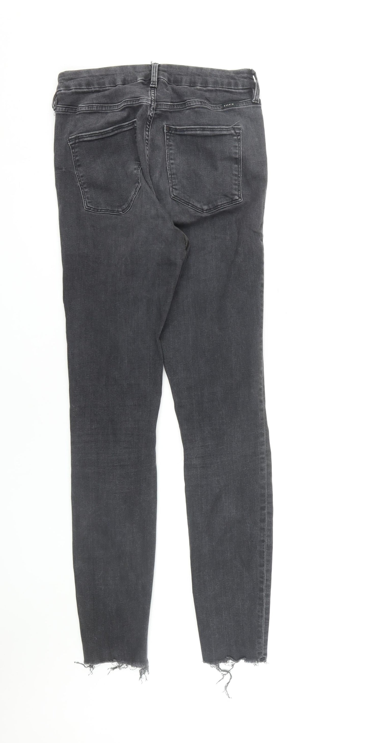 & Denim Women's Black Skinny Jeans Size 30 High Waist Denim