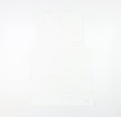 Jockey Men's White XXL Sleeveless T-Shirt