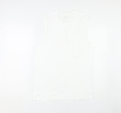 Jockey Men's White XXL Sleeveless T-Shirt