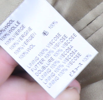 Aquascutum Men's Brown Check Blazer Wool 42R Classic