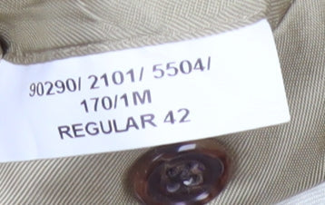 Aquascutum Men's Brown Check Blazer Wool 42R Classic