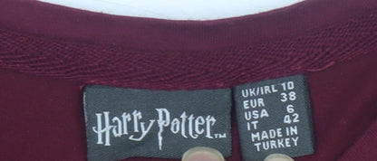Harry Potter Unisex Kids Red Graphic T-Shirt - Size L