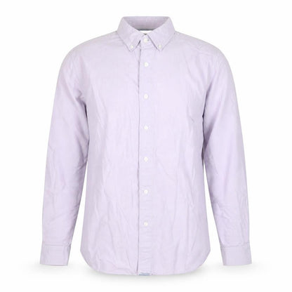 Jasper Conran Men's Purple Cotton Button-Up Shirt M
