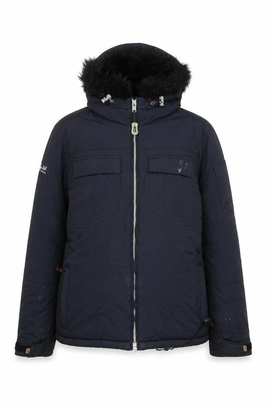 Womens UK Size 14 Tog 24 Black Puffer Jacket