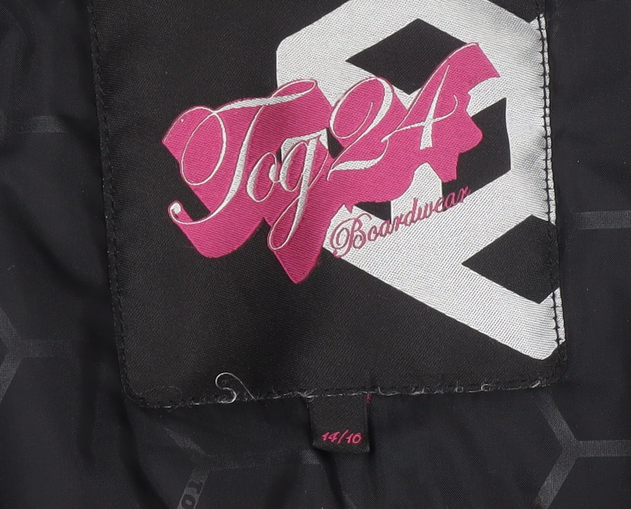 Womens UK Size 14 Tog 24 Black Puffer Jacket
