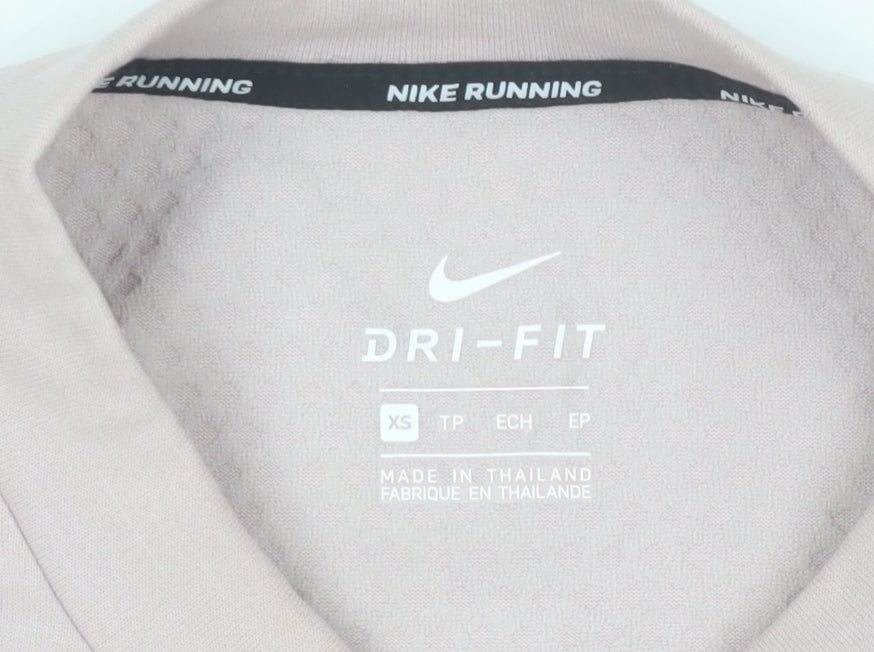 Nike Women's Pink Dri-FIT Running Top XS