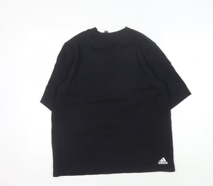 Adidas Men's Black XL Logo Short Sleeve T-Shirt
