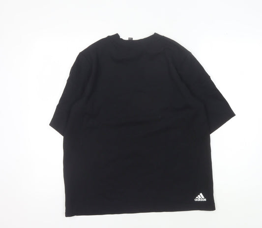 Adidas Men's Black XL Logo Short Sleeve T-Shirt