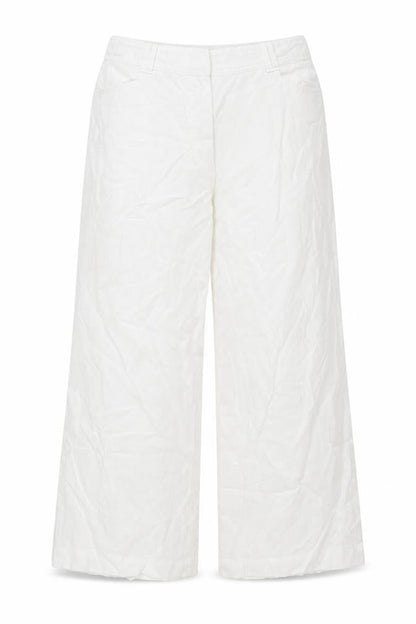 Womens UK Size 10 Oasis   White Trousers