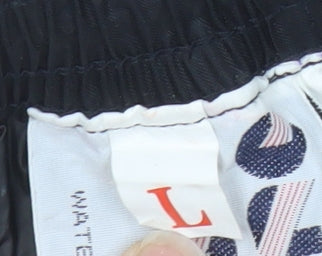 Outdoor Scene Men's Black Windbreaker Trousers L