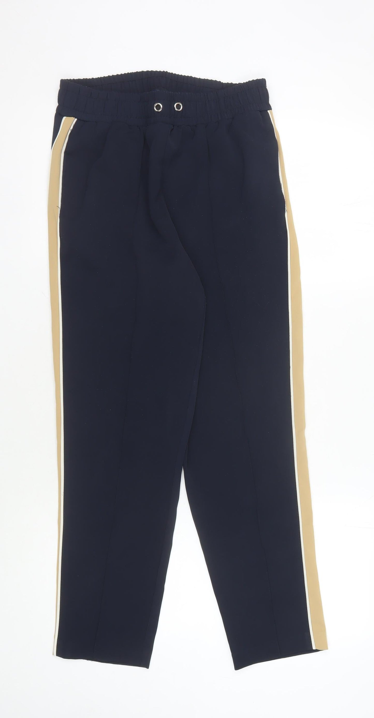 Womens UK Size 8 NEXT Regular Fit Jogger Blue Trousers