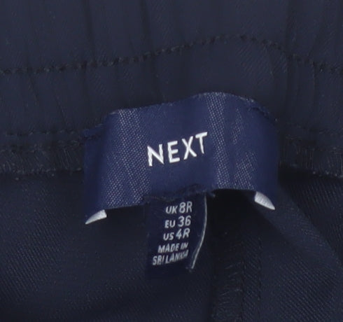 Womens UK Size 8 NEXT Regular Fit Jogger Blue Trousers