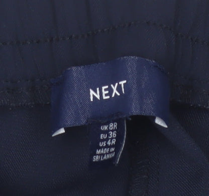 Womens UK Size 8 NEXT Regular Fit Jogger Blue Trousers