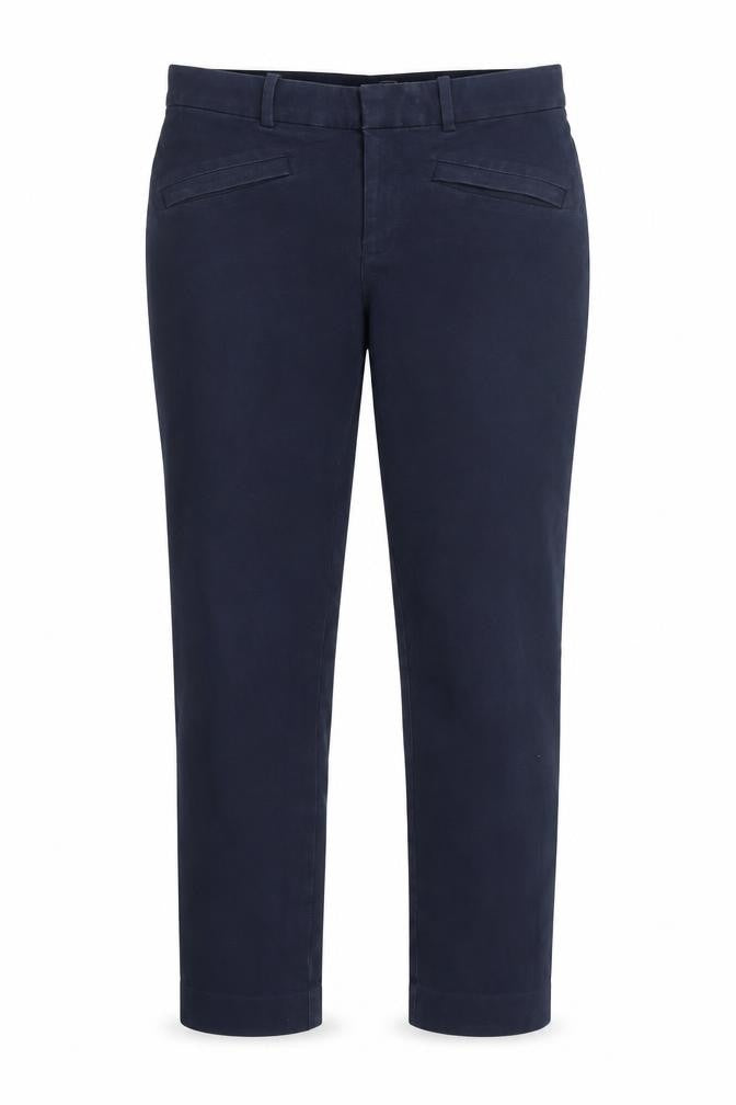 Womens UK Size 4R Gap Slim Fit Casual Workwear Blue Trousers