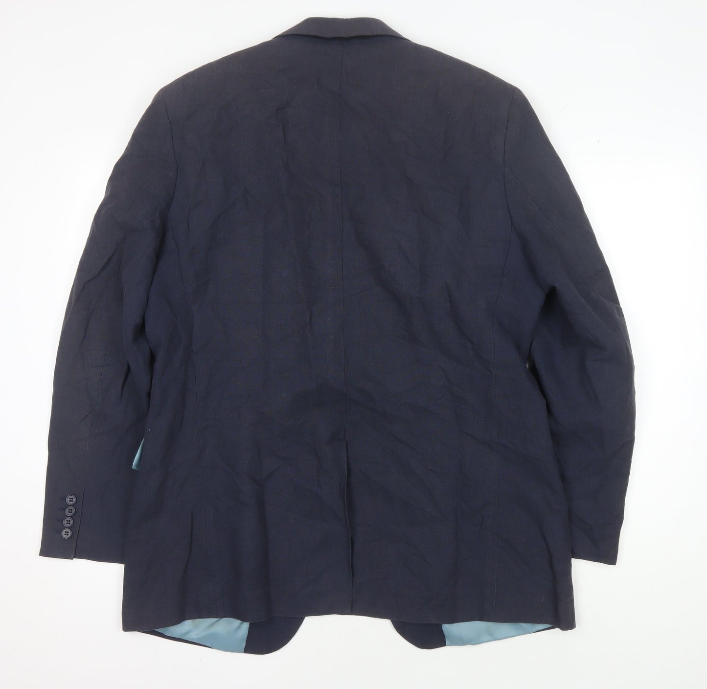 Mens UK Size 42 Greenwoods Regular Blue Suit Jacket