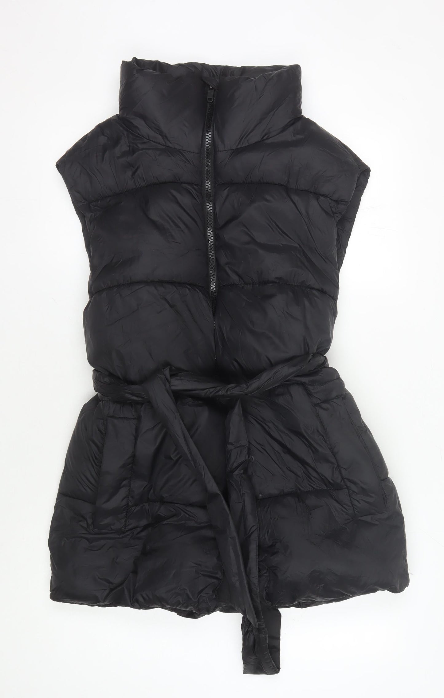 H&M Black Women's Puffer Jacket M - Winter Casual Style