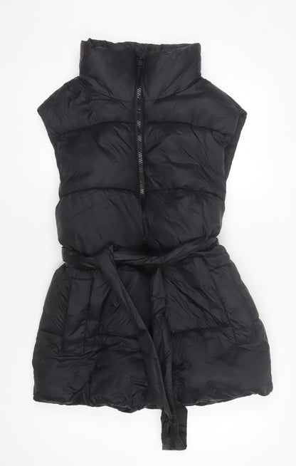 H&M Black Women's Puffer Jacket M - Winter Casual Style