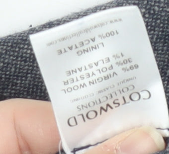 Cotswold Collections Grey Wool Women's Trousers Size 12