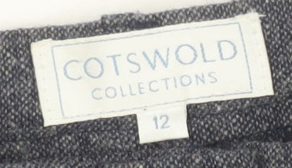 Cotswold Collections Grey Wool Women's Trousers Size 12