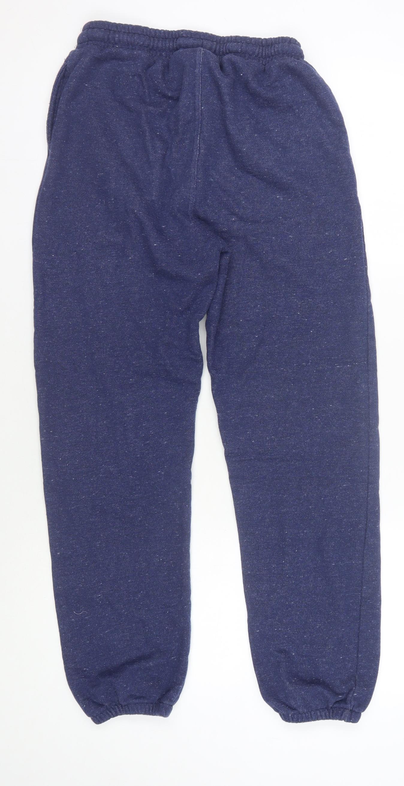 Animal Girls Blue Jogger Trousers, 13-14 Years, Cotton Blend