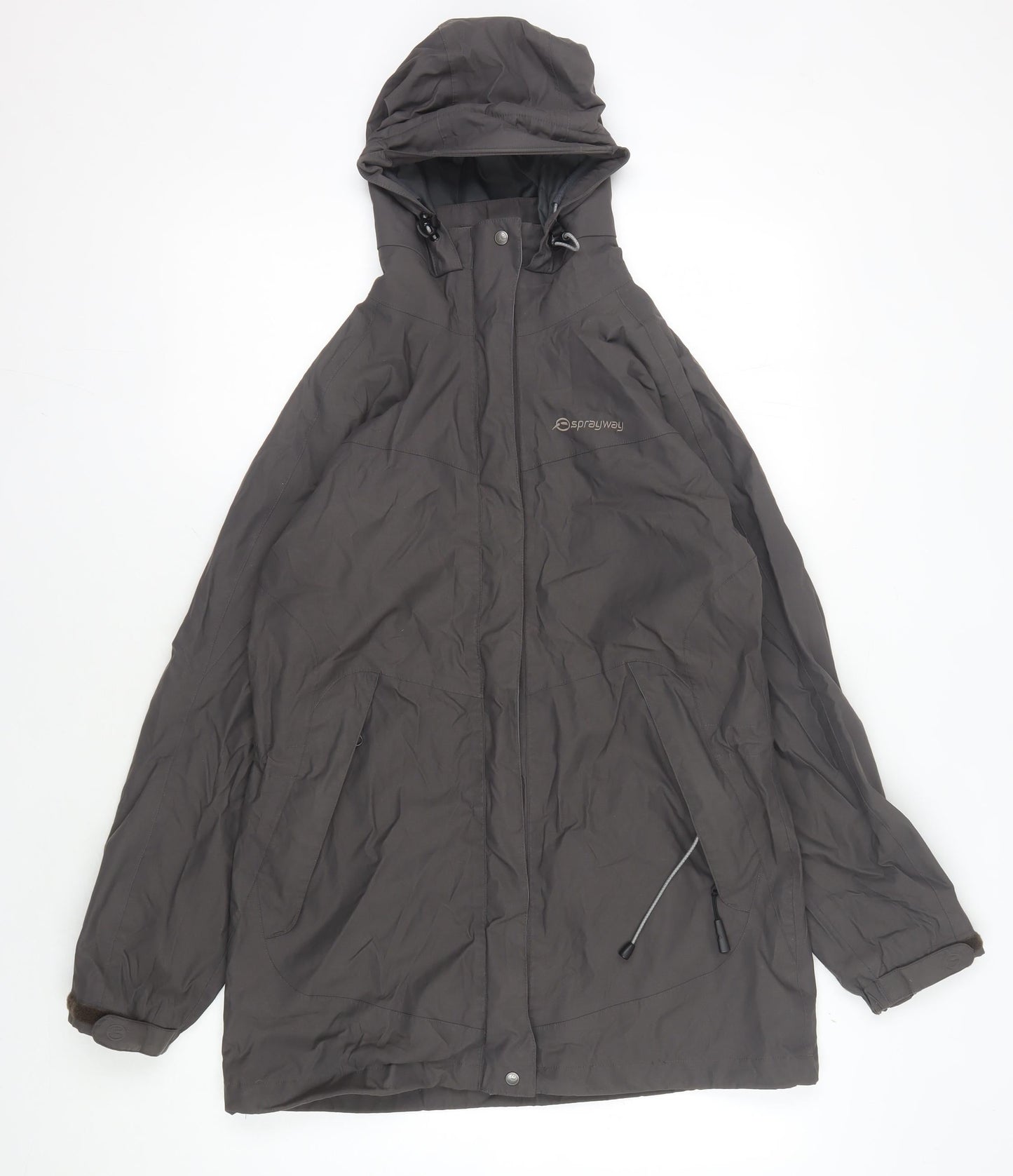 Womens UK Size 8 Sprayway Grey Rain Coat