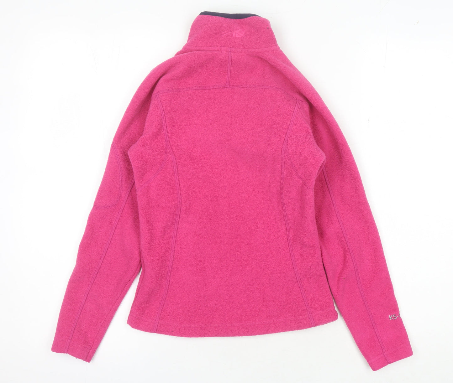 Karrimor Girls Pink 1/4 Zip Fleece Sweatshirt 7-8 Years