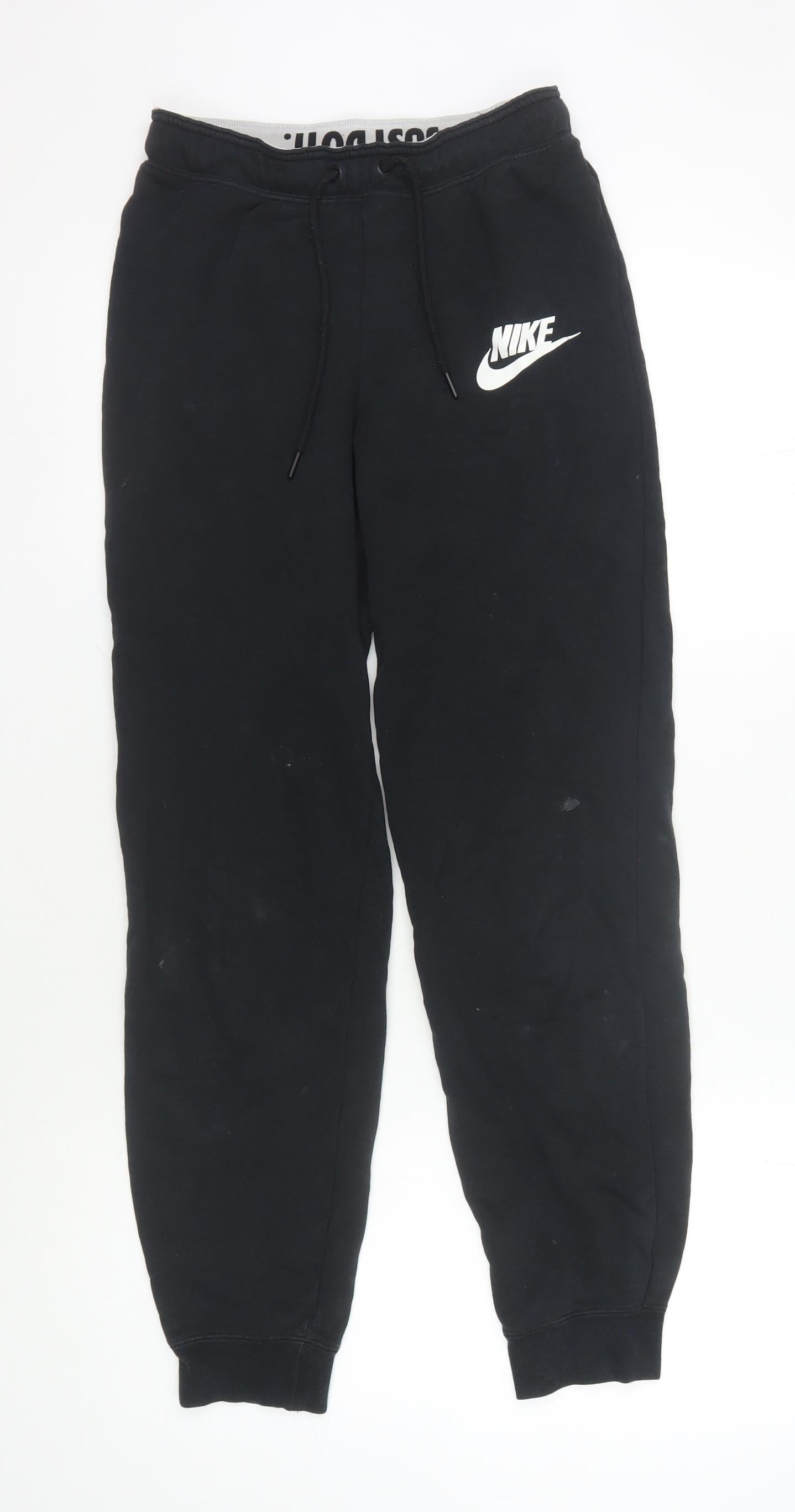 Nike Men's Black Jogger Trousers, Size S, Gym & Training