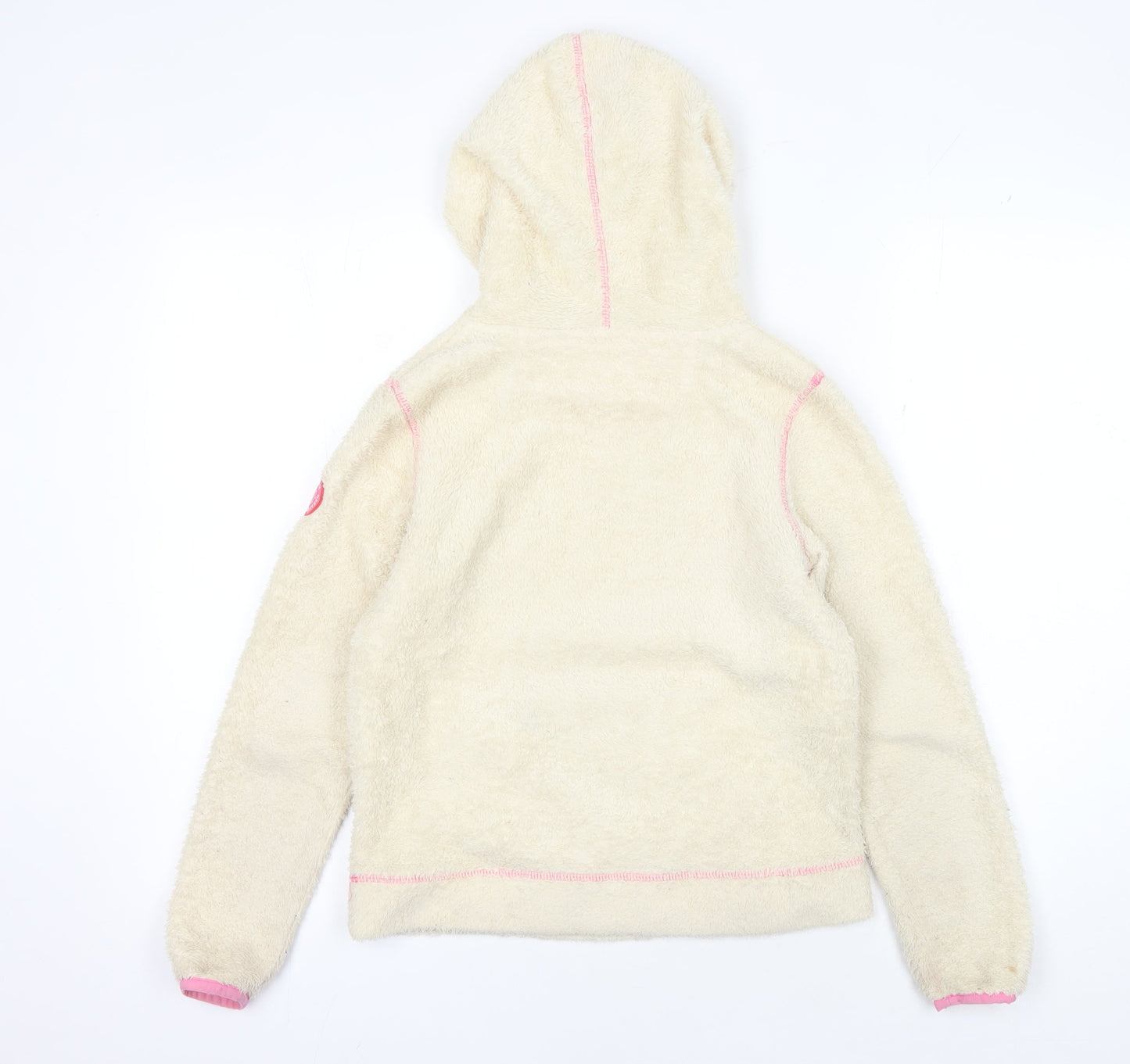 Regatta Girls Ivory Fleece Hoodie 10 Years - Cosy Pullover