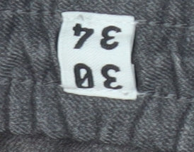 Jack & Jones Men's Grey Regular Fit Trousers 34