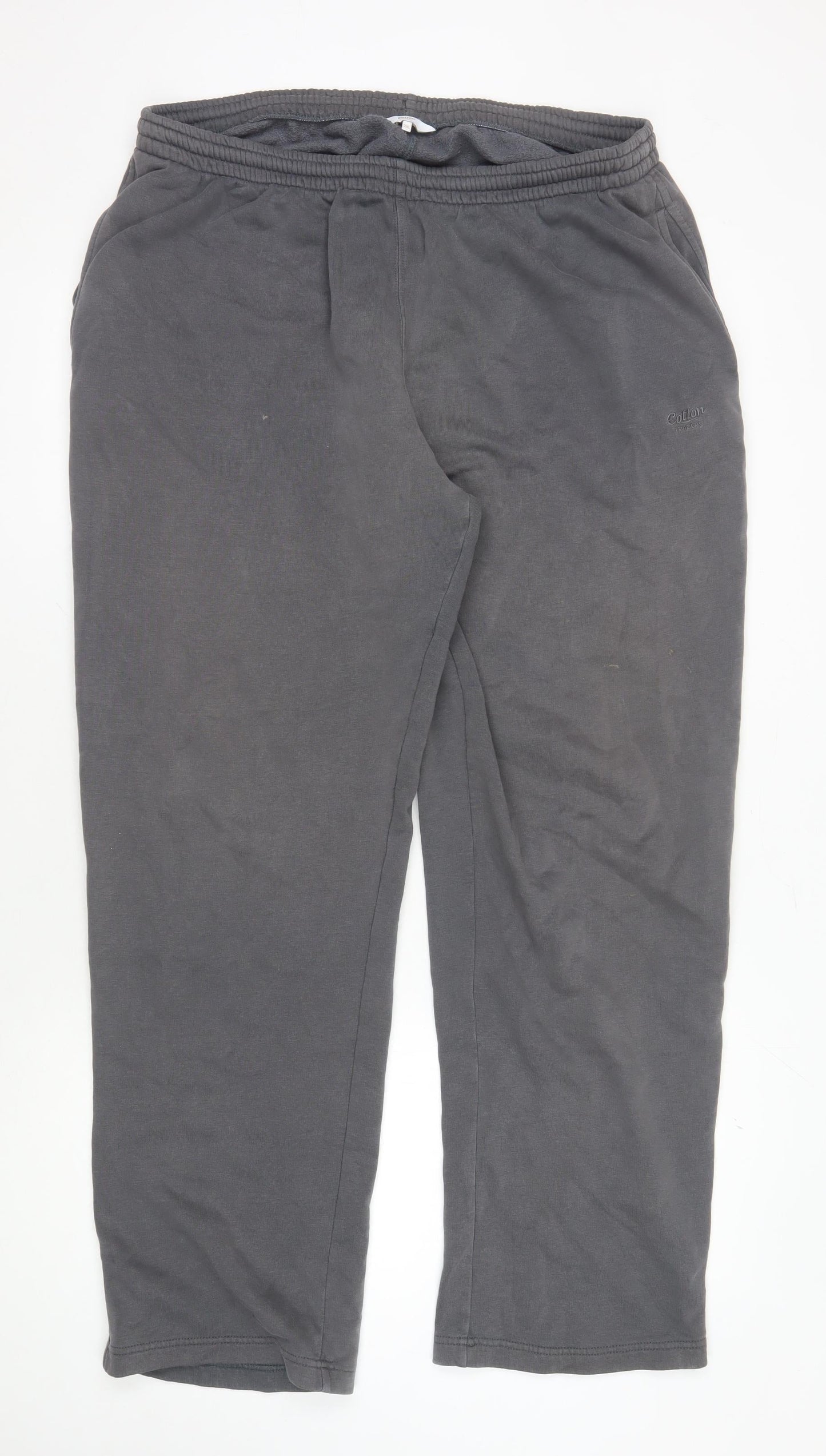 Cotton Traders Men's Grey Jogger Trousers 2XL