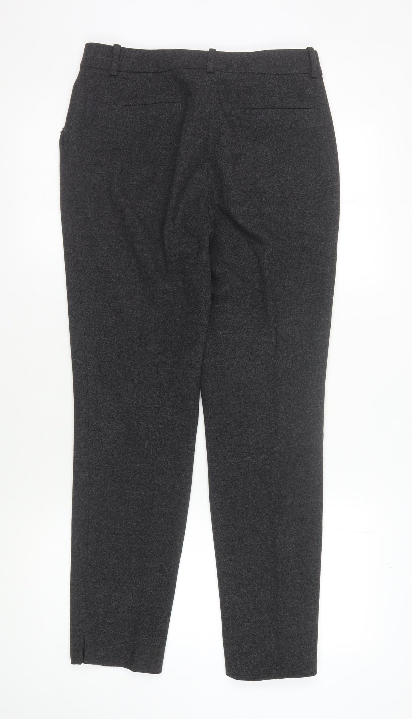 Massimo Dutti Women's Black Trousers Size 10
