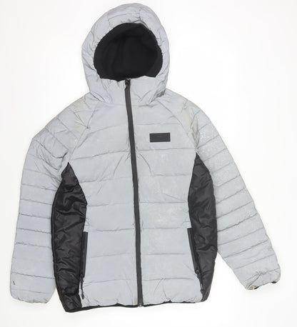 Teens UK Size XL Sonneti Grey Puffer Jacket