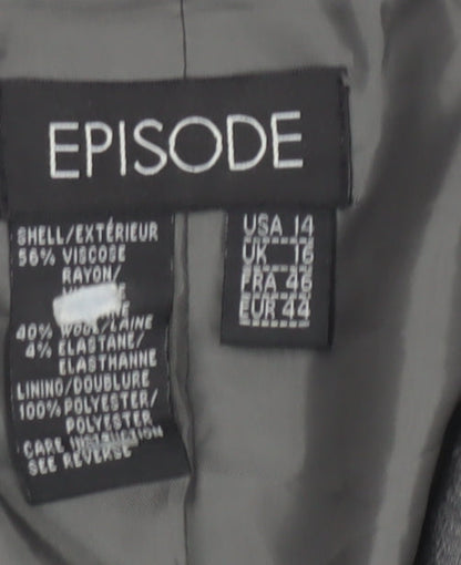 Womens UK Size 16 Episode  Grey Blazer