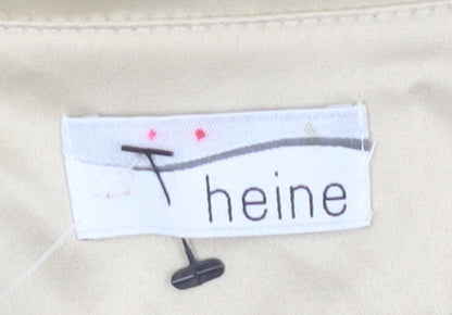 Heine Women's Beige Blazer Size 16