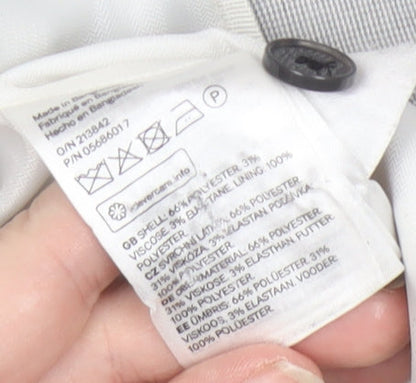 H&M Women's Grey Blazer, Size 6, Slim Fit, Business