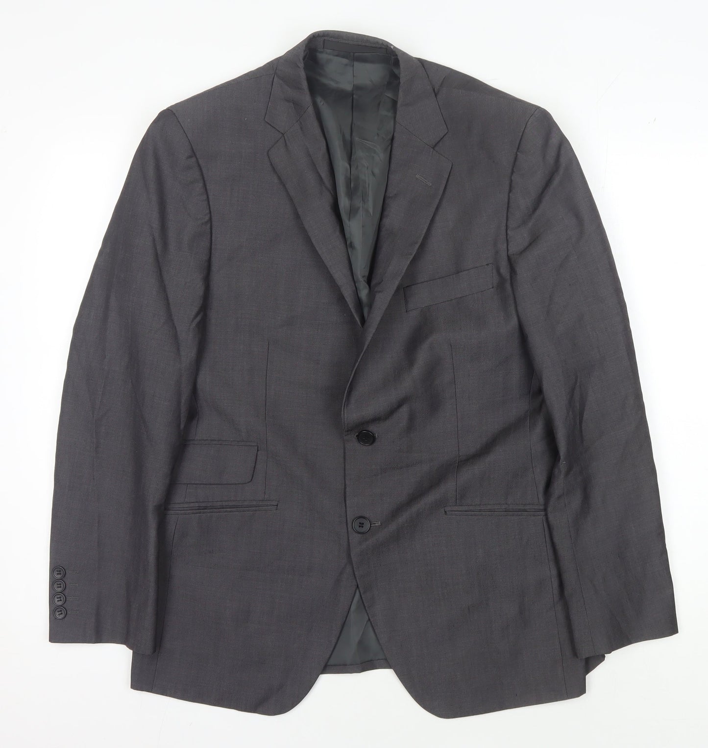 Mens UK Size 38 Marks and Spencer Regular Grey Suit Jacket