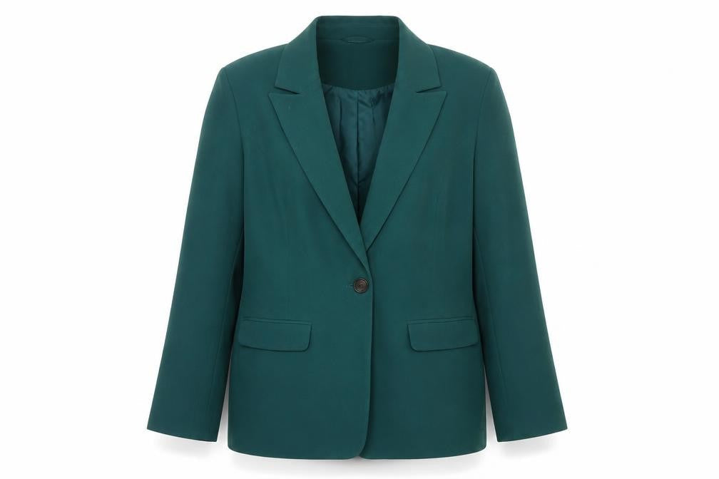 Womens UK Size 14 M&Co Regular Green Blazer