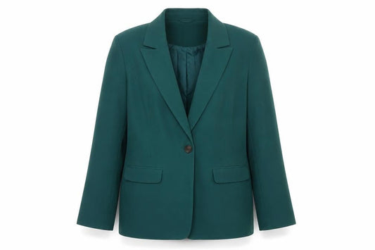 Womens UK Size 14 M&Co Regular Green Blazer