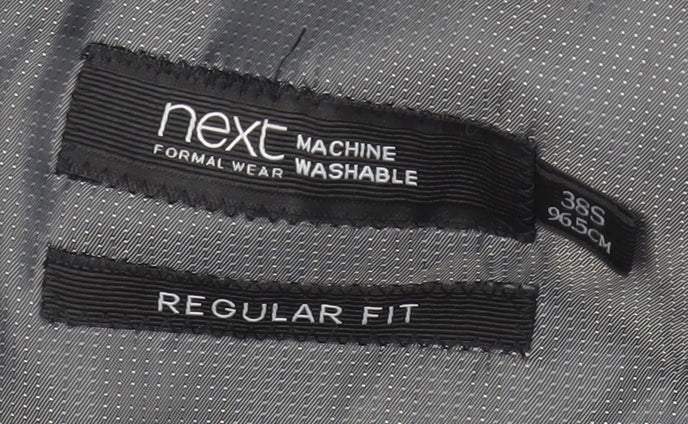 Mens UK Size 38 NEXT Regular Black Suit Jacket