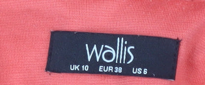 Wallis Women's Red Blazer, UK 10, Regular Fit Casual