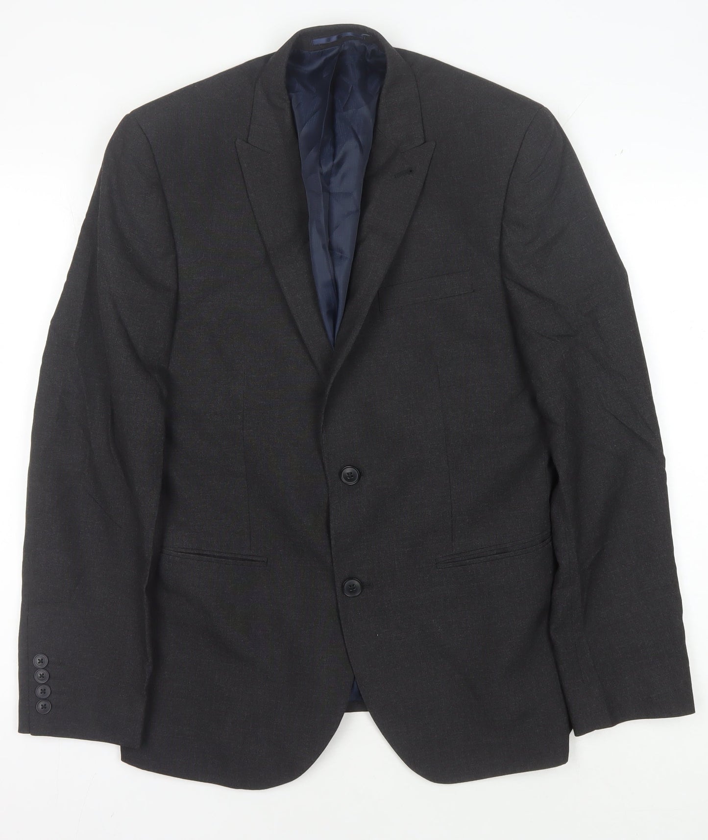 Mens UK Size 40 NEXT Regular Black Suit Jacket