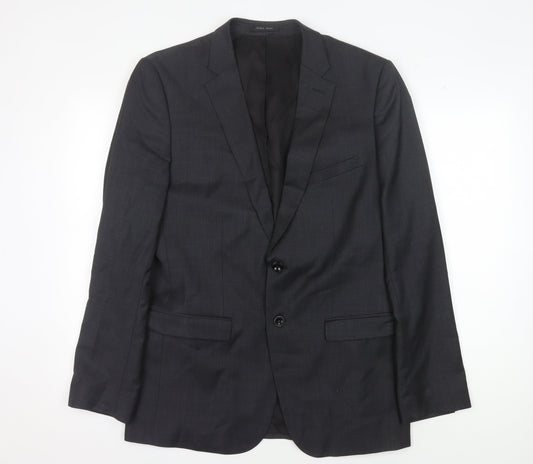 Mens UK Size 42 Zara Regular Black Suit Jacket