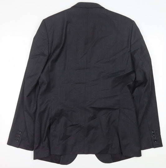 Mens UK Size 42 Zara Regular Black Suit Jacket