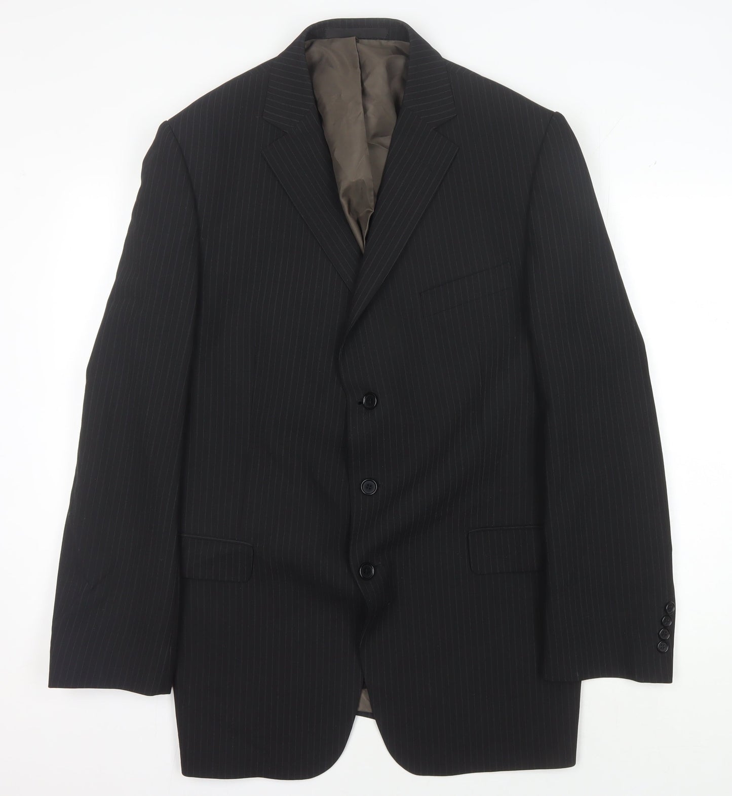Mens UK Size 44 Marks and Spencer Regular Black Suit Jacket