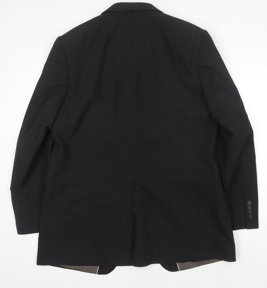 Mens UK Size 44 Marks and Spencer Regular Black Suit Jacket