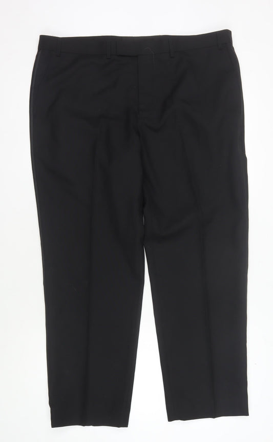 Marks and Spencer Men's Black Trousers, Size L