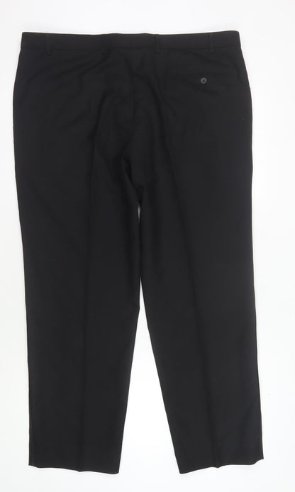 Marks and Spencer Men's Black Trousers, Size L