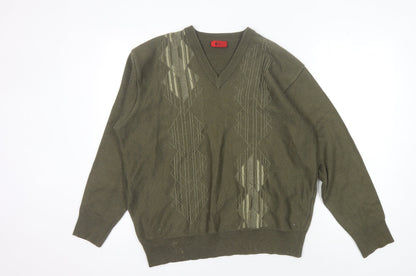 Gabicci Men's Green XL Pullover Jumper