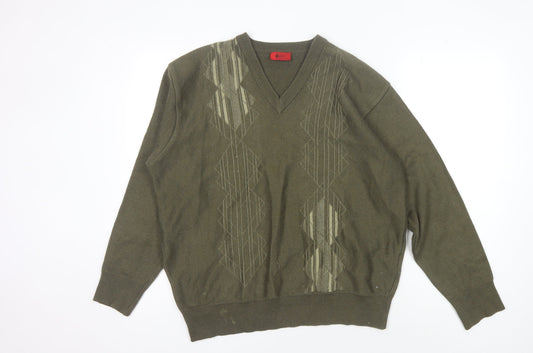 Gabicci Men's Green XL Pullover Jumper